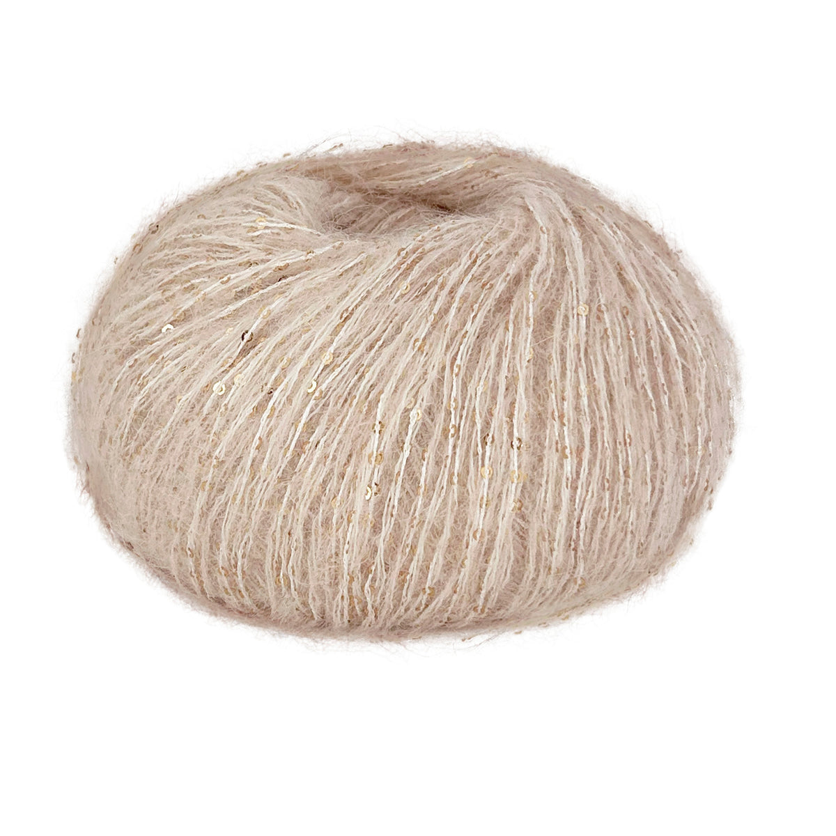 Venus - 31154 - Beige - Merino ull, Alpaca og pallíettur