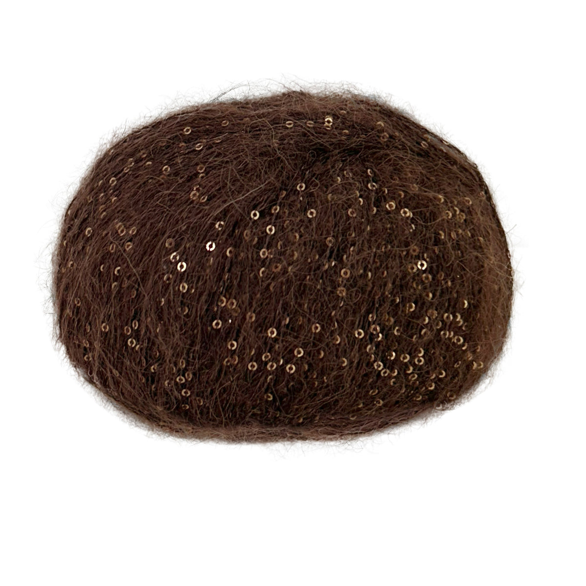 Venus - 31156 - Brúnn - Mohair, Alpaca og pallíettur