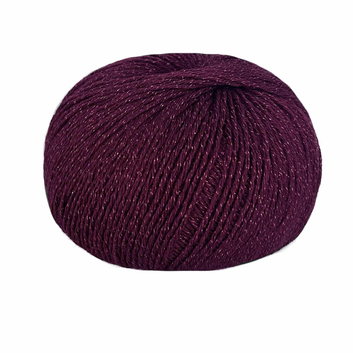 Merinó Lux - 31491 - Vínrauður - glitrandi merinógarn - Nýtt
