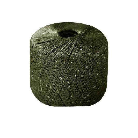 Paillettes - pallíettugarn - 31162 -  grænt - Nýtt í netverslun