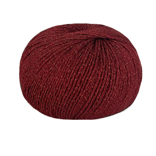 Merinó Lux - 31486 -rauður - glitrandi merinógarn - Nýtt