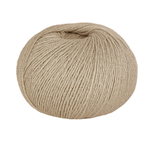 Merinó Lux - 31490 - beige - glitrandi merinógarn - Nýtt