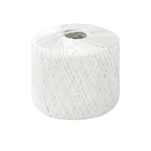 Paillettes - pallíettugarn - 8599 - hvítt - nýr litur