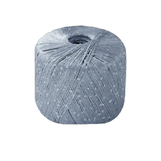 Paillettes - pallíettugarn - 8604 - gallabuxnablár - nýr litur